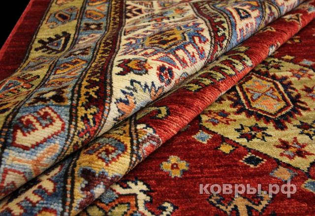 ковер ручной работы Шерстяной Афганский ковер ручной работы Kazakh (Казах) 2.89x2.96 — фото 5