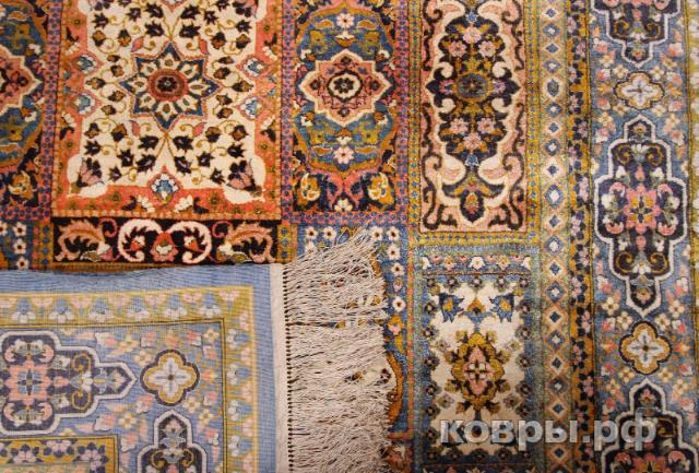 ковер ручной работы Шелковый Китайский ковер ручной работы 300 lines (300 линий) 1.85x1.2 — фото 3