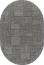 ковер Ковер MERINOS KAIR S148 DARK GRAY Овал