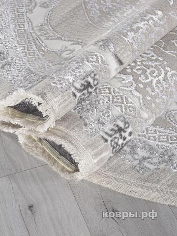 ковер Ковер ARDA EFSAN Q010A CREAM SHRINK / GREY FDY Овал — фото 4