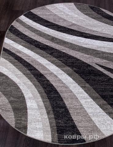 ковер Merinos Silver d234 GRAY Овал — фото 2