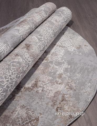 ковер KARMEN HALI ARMINA 03851C GREY / BROWN Овал — фото 3