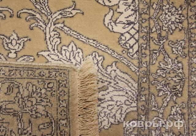 ковер ручной работы Индийский ковер ручной работы из шелка и шерсти Radjput (Раджпут) 1.38x0.72 — фото 2