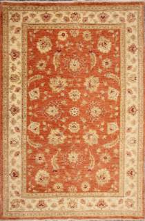 Шелковый Афганский ковер ручной работы Сhoubi Ziegler (Чуби зиглер) 2.51x1.69