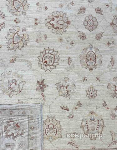 ковер ручной работы Шелковый Афганский ковер ручной работы Сhoubi (Чуби) 3x2.38 — фото 4