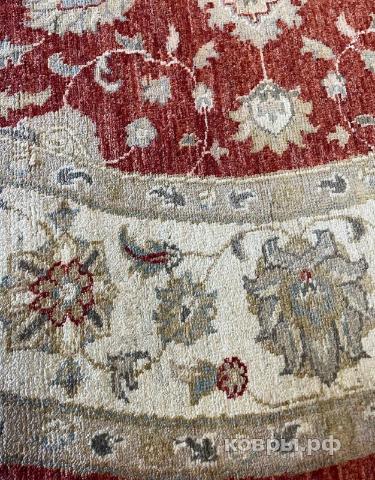 ковер ручной работы Афганский ковер ручной работы из шелка и шерсти Сhoubi Ziegler (Чуби зиглер) 2x1.96 — фото 2