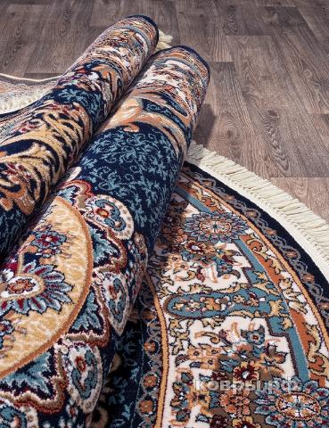 ковер MERINOS SHAHREZA D728 DARK NAVY Овал — фото 3