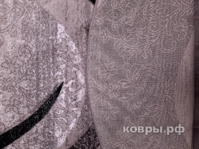 ковер Merinos Mega Carving d264 gray овал — фото 3