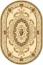ковер Merinos Olympos d058 cream овал