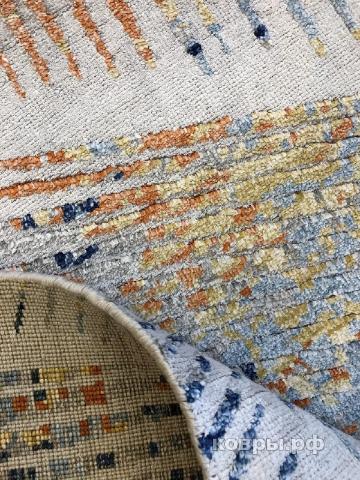 ковер ручной работы Индийский ковер ручной работы из шелка и шерсти 3.08x2.45 — фото 3