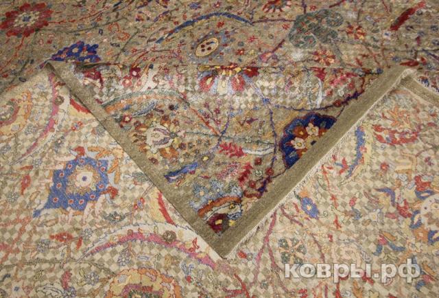 ковер ручной работы Индийский ковер ручной работы из шелка и шерсти Bidjar (Биджар) 5.37x3.48 — фото 6