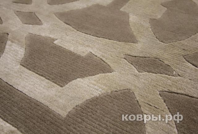 ковер ручной работы Индийский ковер ручной работы из шелка и шерсти 3x2.03 — фото 2