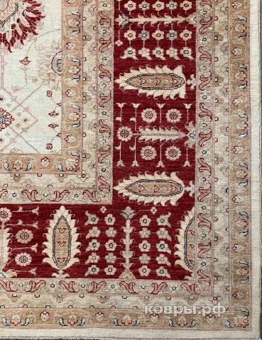 ковер ручной работы Шелковый Афганский ковер ручной работы Сhoubi (Чуби) 5.22x3.68 — фото 6