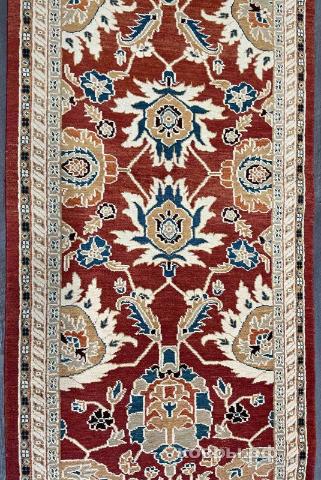 ковер ручной работы Шерстяной Афганский ковер ручной работы Сhoubi (Чуби) 3.99x0.93 — фото 2