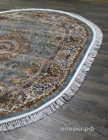 ковер Merinos Shahreza d414 BLUE Овал — фото 4