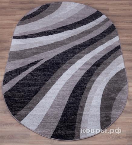 ковер Merinos Silver d234 GRAY Овал — фото 3