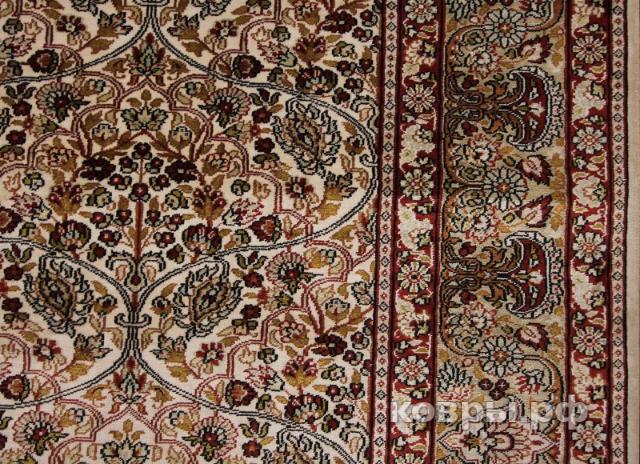 ковер ручной работы Шелковый Китайский ковер ручной работы 1.97x1.26 — фото 3