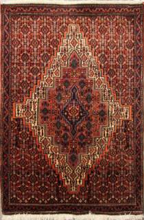 Шерстяной ковер ручной работы Bidjar (Биджар) 1.1x0.75 из натуральных материалов