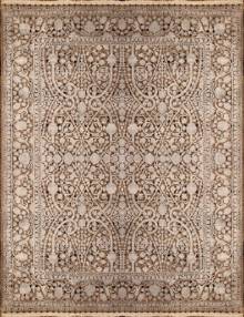 Индийский ковер ручной работы из шелка и шерсти 3.01x2.43