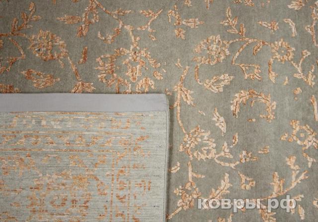 ковер ручной работы Индийский ковер ручной работы из шелка и шерсти Radjput (Раджпут) 3.03x2.5 — фото 3