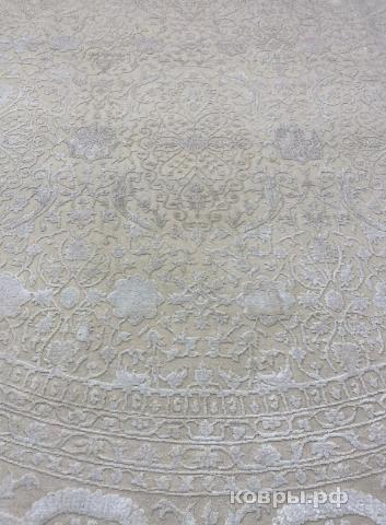 ковер ручной работы Индийский ковер ручной работы из шелка и шерсти 3.93x3.93 — фото 4