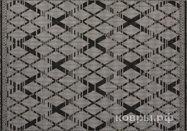 ковер Ковер Современный MERINOS KAIR S135 BLACK-GRAY