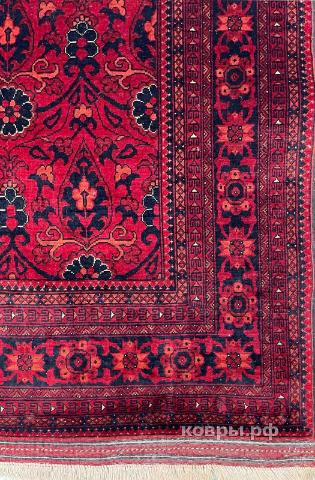 ковер ручной работы Шелковый Афганский ковер ручной работы Сhoubi Belgique (Чуби бельджик)1.89x1.53 — фото 2