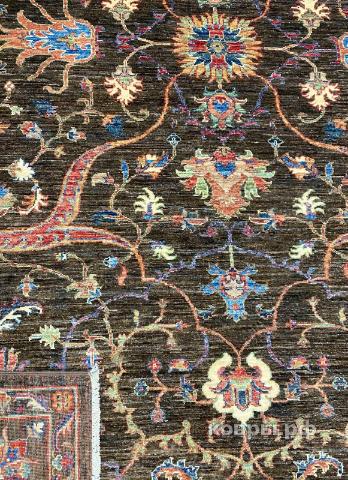 ковер ручной работы Шелковый Афганский ковер ручной работы Bidjar (Биджар) 2.94x2.11 — фото 3