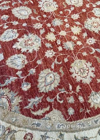 ковер ручной работы Афганский ковер ручной работы из шелка и шерсти Сhoubi Ziegler (Чуби зиглер) 2x1.96 — фото 3