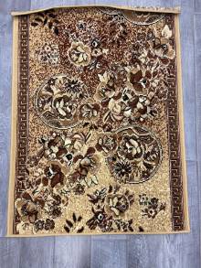 Коврик № 1419,бежевый,размер 1 на 1,32 метра