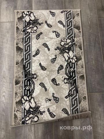 Халява Коврик № 1726,бежево-серый,размер 0,8 на 1,32 метра