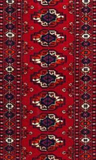 Туркменский ковер ручной работы Теке 0.64x1.35