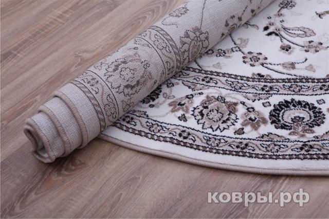 ковер Merinos Valencia Deluxe d251 cream-brown овал — фото 9