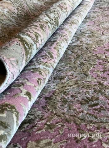 ковер ручной работы Индийский ковер ручной работы из шелка и шерсти 3.07x2.44 — фото 4