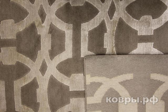 ковер ручной работы Индийский ковер ручной работы из шелка и шерсти 3x2.03 — фото 3