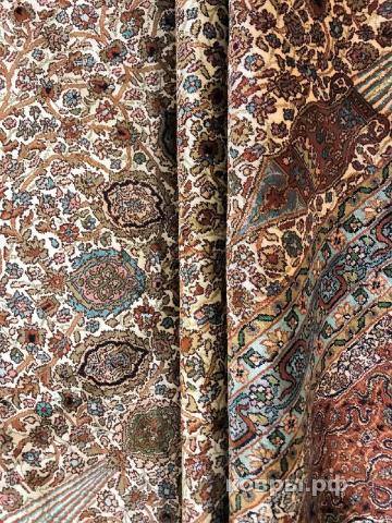 ковер ручной работы Шелковый Индийский ковер ручной работы Kashmir (Кашмир) 4.33x3 — фото 6