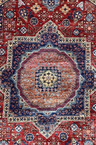 ковер ручной работы Шелковый Афганский ковер ручной работы Mamluk (Мамлук) 2.46x2.44 — фото 4