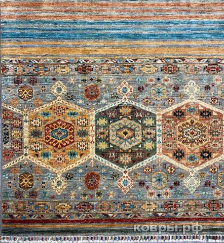 ковер ручной работы Шелковый Афганский ковер ручной работы Khurgin (Хурджин) 2.96x2.02 — фото 2
