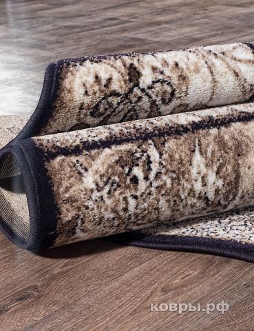 ковер Merinos Valencia Deluxe d328 BROWN Овал — фото 4