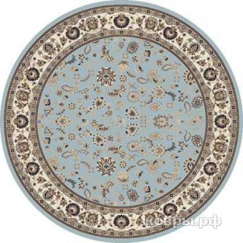 ковер Merinos Valencia Deluxe d251 L.BLUE-BROWN Круг