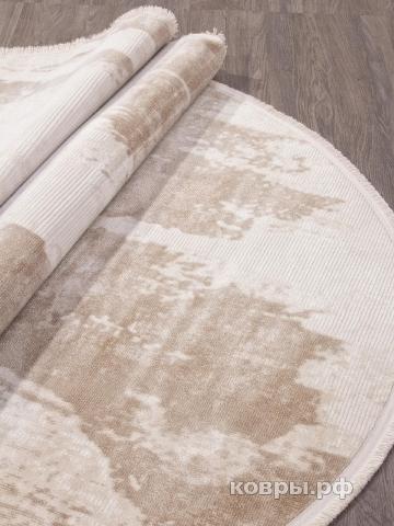 ковер KARMEN HALI LISSABON SI044B BROWN / BROWN Овал — фото 3