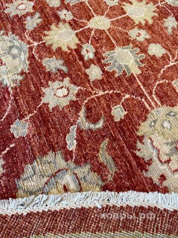 ковер ручной работы Афганский ковер ручной работы из шелка и шерсти Сhoubi Ziegler (Чуби зиглер) 2x1.96 — фото 4