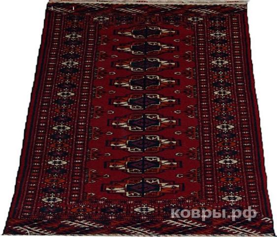 ковер ручной работы Туркменский ковер ручной работы Теке 0.64x1.35 — фото 2