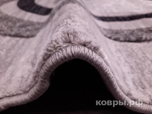 ковер Merinos Mega Carving d264 gray овал — фото 5