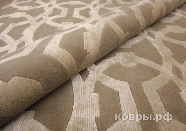 ковер ручной работы Индийский ковер ручной работы из шелка и шерсти 3x2.03 — фото 4