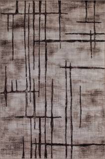 Синтетический ковёр SIERRA D717 BEIGE-BROWN