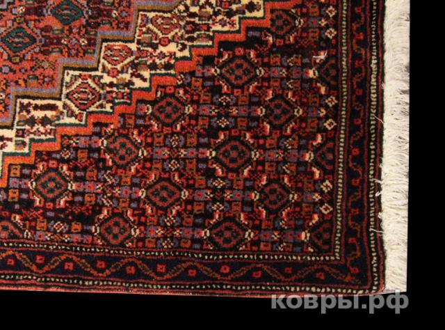 ковер ручной работы Шерстяной Иранский ковер ручной работы Bidjar (Биджар)  1.1x0.75 — фото 3