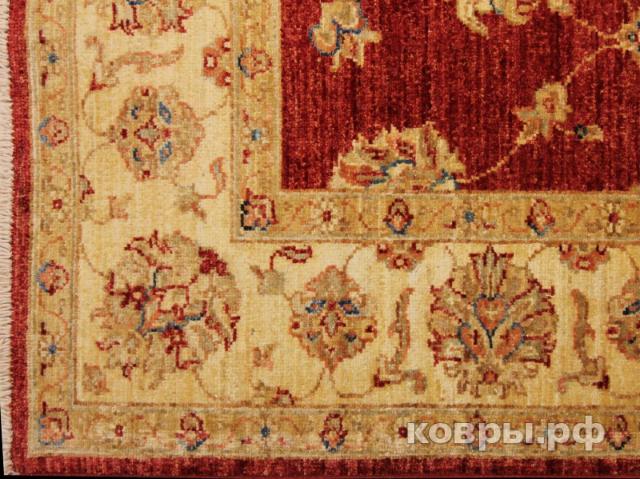 ковер ручной работы Афганский ковер ручной работы из шелка и шерсти Сhoubi (Чуби) 1.52x1.46 — фото 2