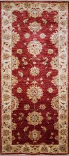 Афганский ковер ручной работы из шелка и шерсти Сhoubi Ziegler (Чуби зиглер) 1.83x0.77