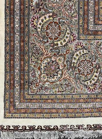 ковер ручной работы Иранский ковер ручной работы из шелка и шерсти Mahi (Махи) 5.95x4.05 — фото 6